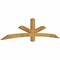 Ekena Millwork Alberta Rough Sawn Timber Gable Bracket, Western Red Cedar, 96"W x 24"H x 4"D x 4"F, 6/12 Pitch GBW096X24X0404ALB00RWR - alternate 2